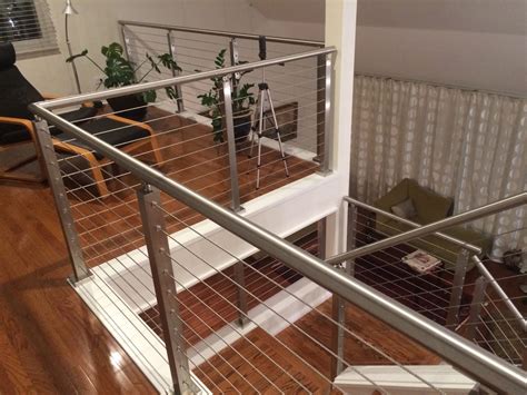 Stair railings serve more than a functional purpose. Project # 194 - Round Stainless Steel Handrail ...