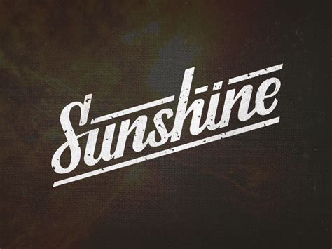 Sunshine Lettering Letter Logo Design Lettering Fonts