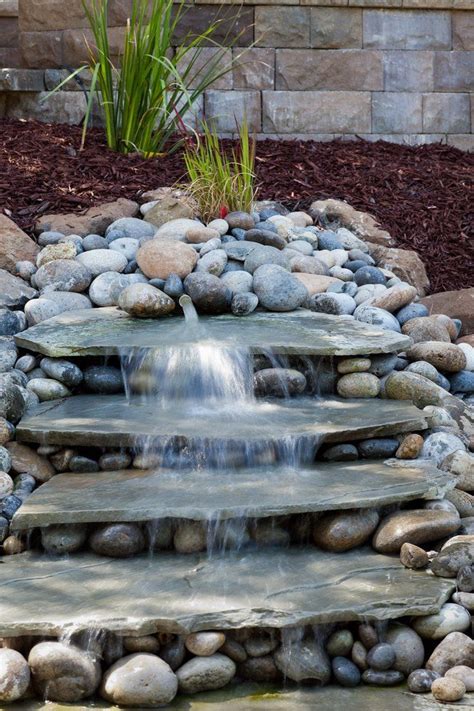A Beautiful Pondless Water Featurewould Also Look Great Without