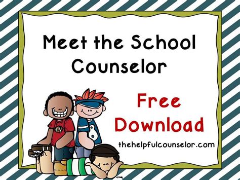 Elementary School Counselor Introduction Lesson Elementary School