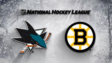 Boston Bruins Vs San Jose Sharks