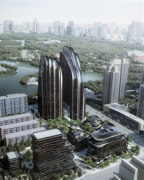Chaoyang Park Plaza By Mad Architects Tops Out In Beijing