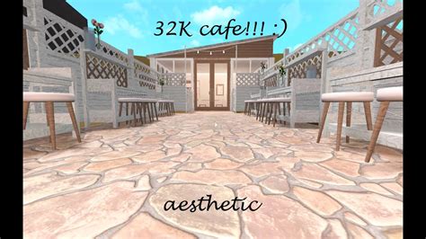 How To Build A Cafe In Bloxburg 32k Shinycake Youtube