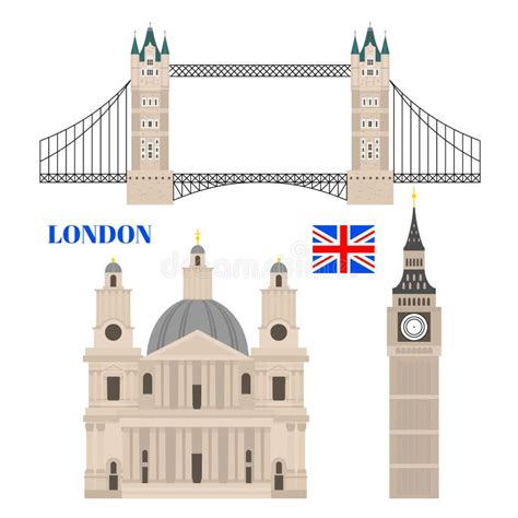 Building Of United Kingdom London Travel Icon Landmark City