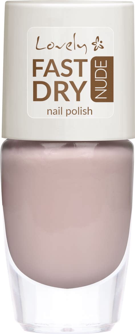 LOVELY Fast Dry Nude lakier do paznokci półtransparentny nr 1 8 ml