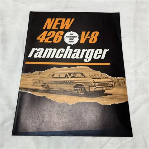 1964 Dodge Ram Charger Sales Brochure Catalog Booklet Old Original 14