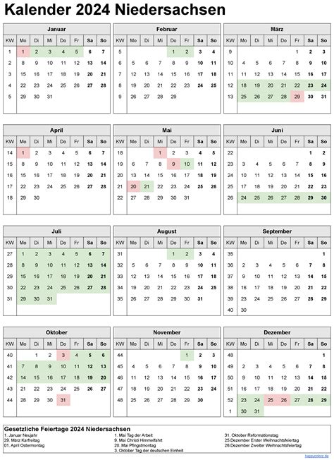 Kalender 2024 Niedersachsen Schulferien Best Latest Review Of School