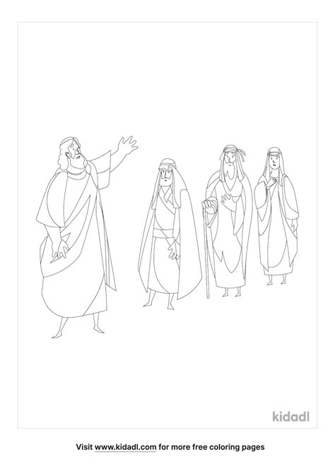 Free Israel Complaining Against Moses Coloring Page Coloring Page