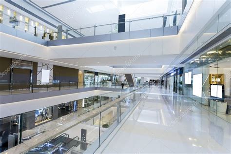 Interior Of Modern Shopping Mall Stock Photo By ©zhudifeng 77588628