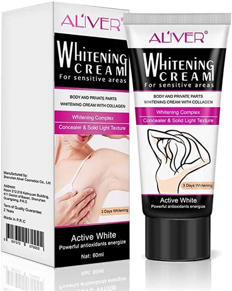 Aliver Armpit Whitening Cream Body Underarm Whitening Cream Legs And