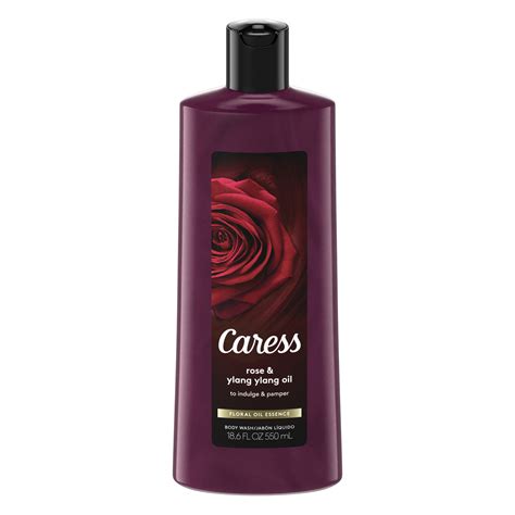 Caress Body Wash Rose And Ylang Ylang Oil 18 Oz