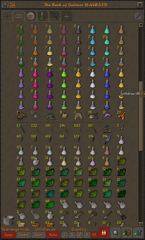 My Osrs Bank Layout Rbanktabs