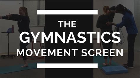 Gymnastics Movement Screening By Dr Shanice Lowe Youtube