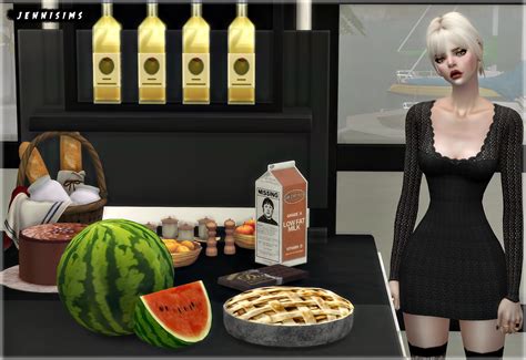 Downloads Sims 4 Decorative Food Clutter 7 Items Jennisims