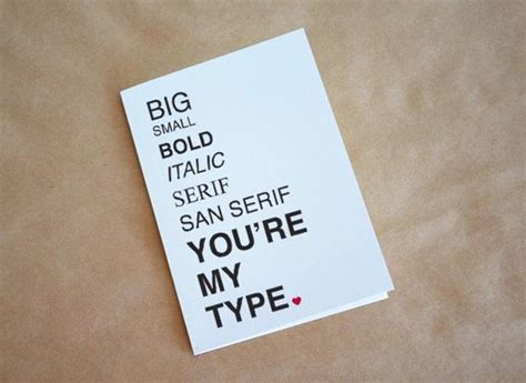 Items Similar To Printable Geeky Typography Valentine Card Youre My
