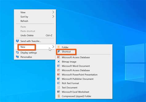 Cara Membuat Shortcut Di Desktop Windows 10 Kumpulan Catatan Images