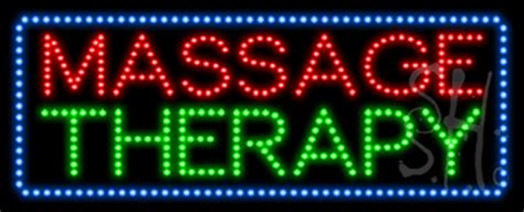 Massage Therapy Animated Led Sign Massage Led Signs Everything Neon