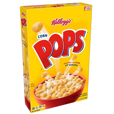 Buy Kelloggs Corn Pops Breakfast Cereal Original 125 Oz Box Online