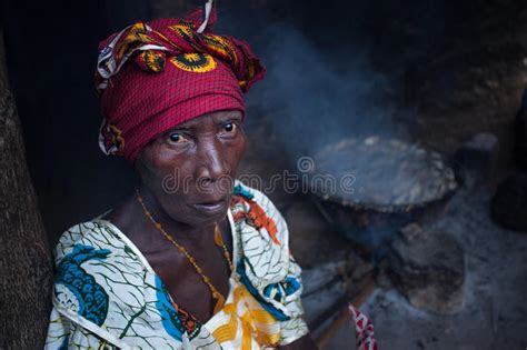 Sierra Leone West Africa The Village Of Yongoro Editorial Stock Image