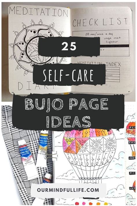 11 Amazing Bullet Journal Ideas That Cultivate Self Care Our Mindful Life