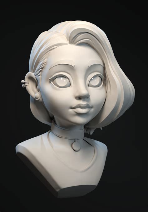 Zbrush Character 3d Model Character Character Modeling Female