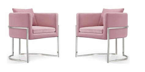 We have all types of accent chairs to fit your needs. Buy Meridian Pippa Accent Chair 2 Pcs in Pink, Velvet online