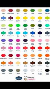 Americolor Chart Icing Colors Cookie Ideas Frostings Royal Icing