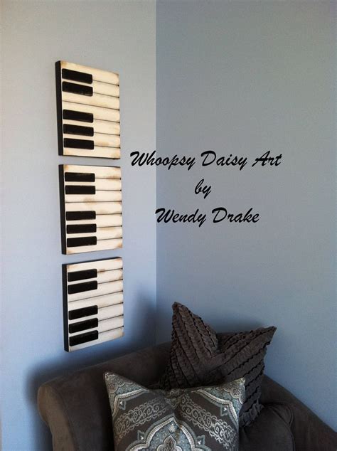 Vintage Inspired Piano Wall Decor Music Room Decor Piano Etsy