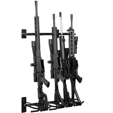 Gohiking Metal Gun Rack Wall Mount Rifle Shotgun Hooks And Bow Mount Hangers With Soft Padding