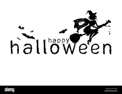 Happy Halloween Text Banner Stock Photo Alamy