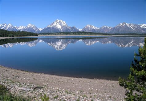 Jackson Lake Grand Teton National Park Wyoming Wallpapers Wallpaper Cave