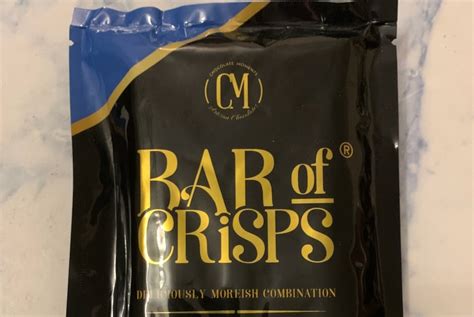 Foodstuff Finds Bar Of Crisps Cheese And Onion Chocolate Chocolate