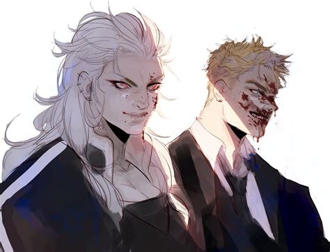 And the stain the ocean with the color of blood! noi & shin // dorohedoro | Anime artwork, Anime fanart, Anime