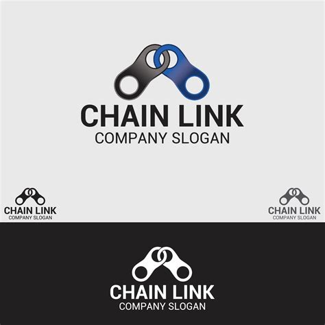 Chain Link Logo Vector Design Templates Set 2254897 Vector Art At Vecteezy