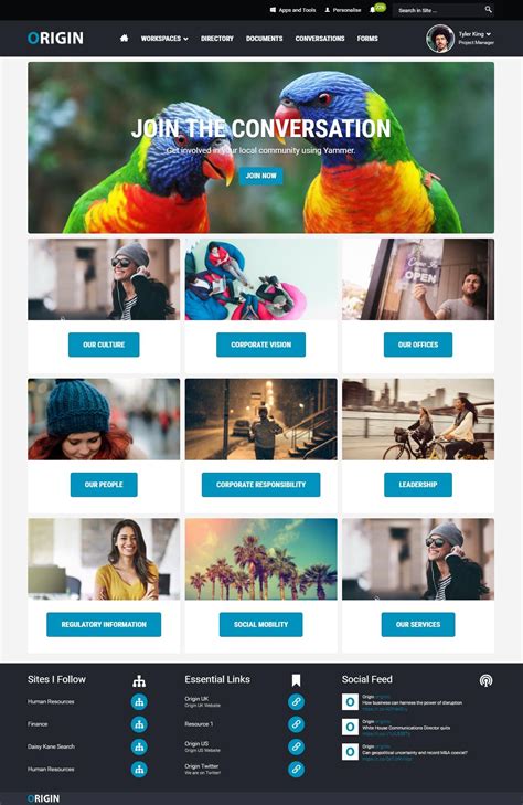 Simple And Engaging Intranet Design Examples To Inspire