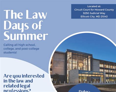 CCJS Undergrad Blog The Law Days Of Summer Circuit Court For Howard