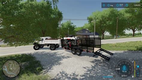 Big Tex 10pi Landschap Trailer V1000 Fs22 Mod Farming Simulator
