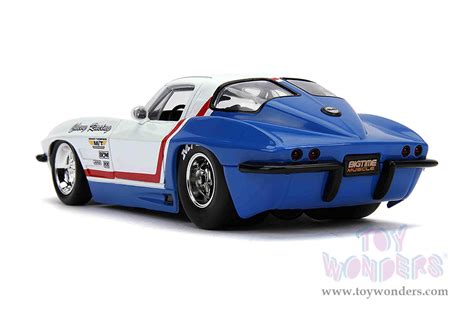 1963 Chevrolet® Corvette® Stingray Chevy Racing By Jada Toys Bigtime Muscle Wholesale 124