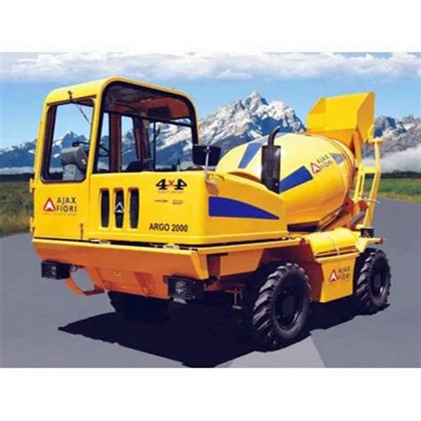 Ajax Fiori 4000 Self Loading Mobile Concrete Mixer On Rent Capacity