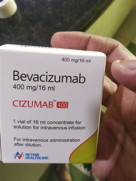 Hetro Cizumab 400mg Bevacizumab Injection Packaging Vail At Rs 25000
