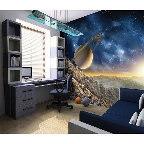 Brewster 118 In X 98 In Galaxy Wall Mural Wals0076 The Home Depot