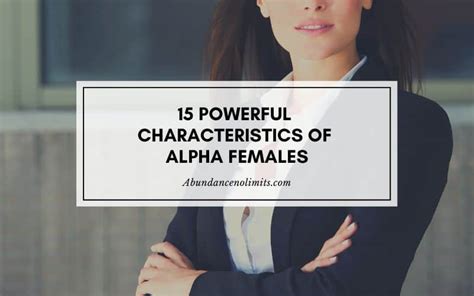 15 Characteristics Of Alpha Females In A Relationship