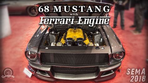By that measure and assuming na, i believe the current 911 carerra and carerra s beats the ferrari super fast and mustang gt. 1968 "Corruptt" Mustang with Ferrari Engine built by American Legends #1968 #mustang #ferrari # ...