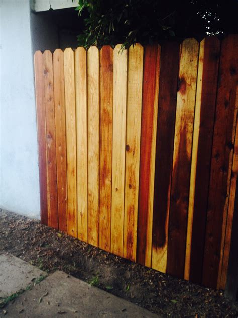 Redwood Fencing With Clear Sealer Redwood Fence Sealer Fencing Wood Projects Woodworking