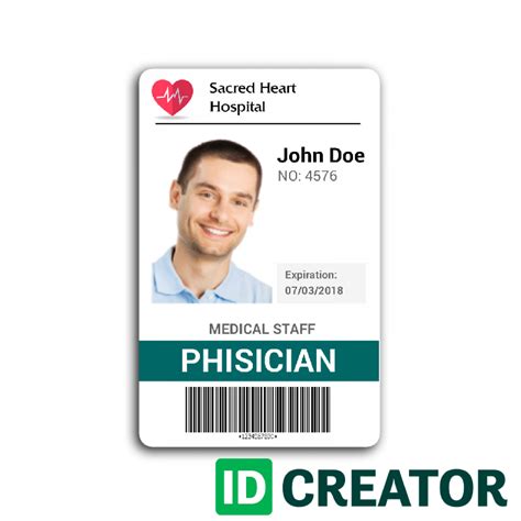 In a medical emergency, you may not be able to tell first responders about your specific health condition, which prevents. Hospital Id Card Template - Atlantaauctionco.com