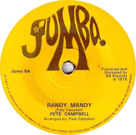 Compartilhando Reggae Pete Campbell Randy Mandy Jumbo Jumo