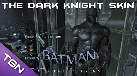 Batman Arkham Origins The Dark Knight Movie Skin Youtube