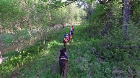 A Morning Horseback Riding At Horse Country Campground Youtube