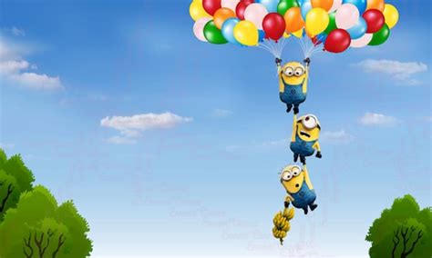 Minions Hanging Printable Backdrop 3ftx5ft Digital File Only You