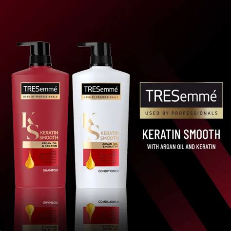 Tresemmé Anti Frizz Shampoo And Hair Conditioner Keratin Smooth For Dry